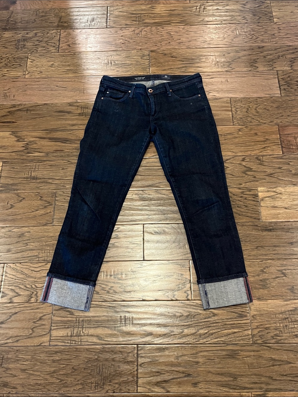Ag Adriano Goldschmied The Stevie Cuff Mid Rise Size 28
